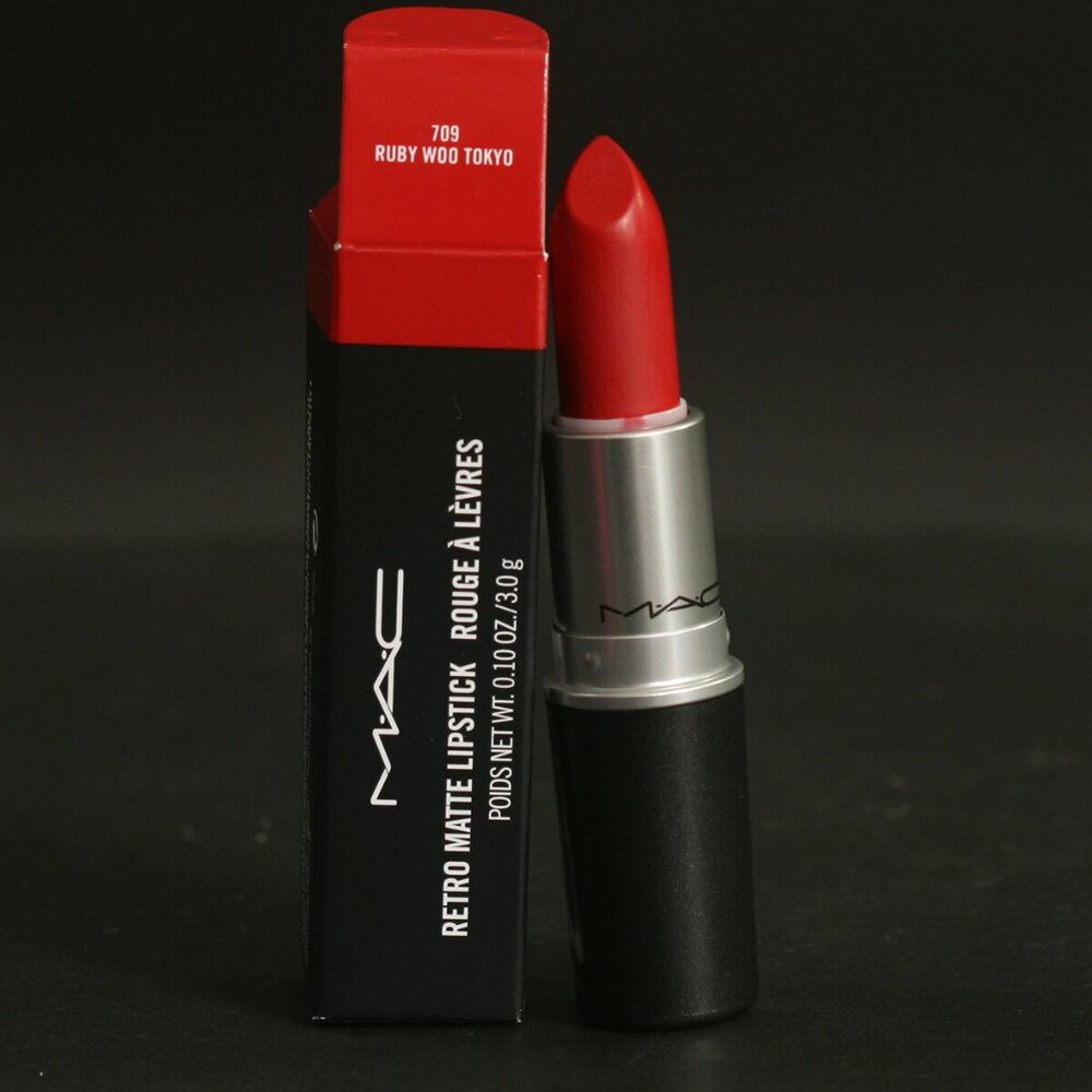 MAC RETRO MATTE LIPSTICK ~ 709 RUBY WOO TOKYO ~ NIB